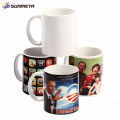 sublimation white ceramic mug with orca coatings